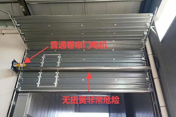 小作坊生产的劣质提升门